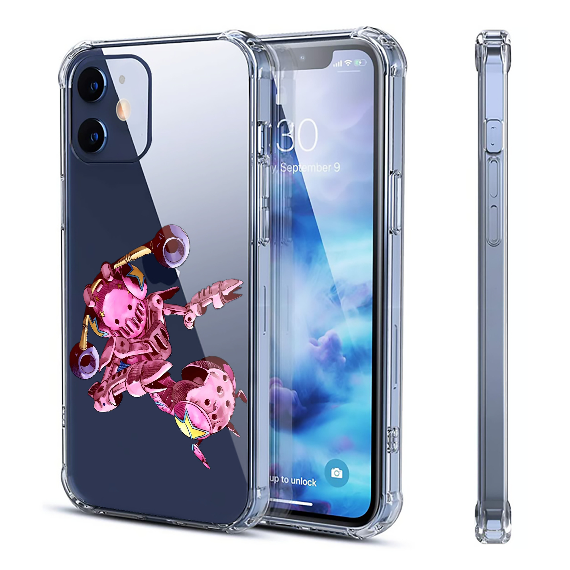 （画像用） ジョジョの奇妙な冒険 ジョナサン?ジョースター JoJo's Bizarre Adventure Jonathan Joestar 【iPhone 12シリーズ対応】透明スマホケース（クリアソフトケース）